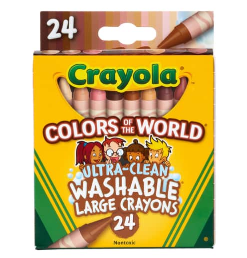 Crayola Colors of the World Large Crayons 24 count