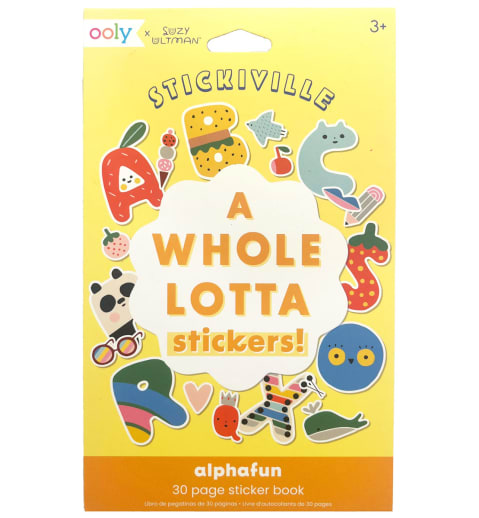 Stickiville Stickers X Suzy: Whole Lotta Sticker Book - Alphabet