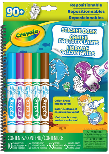 Crayola Repositionable Sticker Book