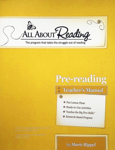 All About Reading Pre-Reading Teacher Manual