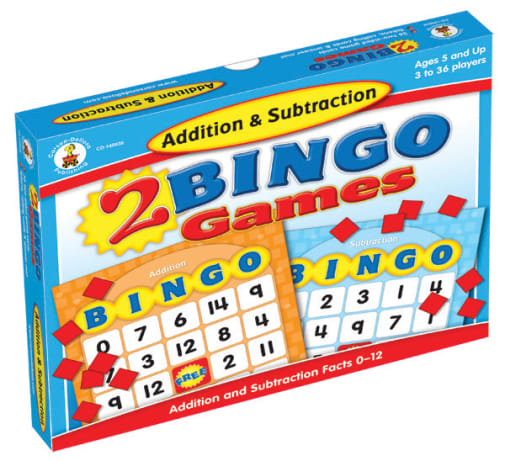 Addition and Subtraction Bingo Game