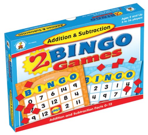 Addition and Subtraction Bingo Game
