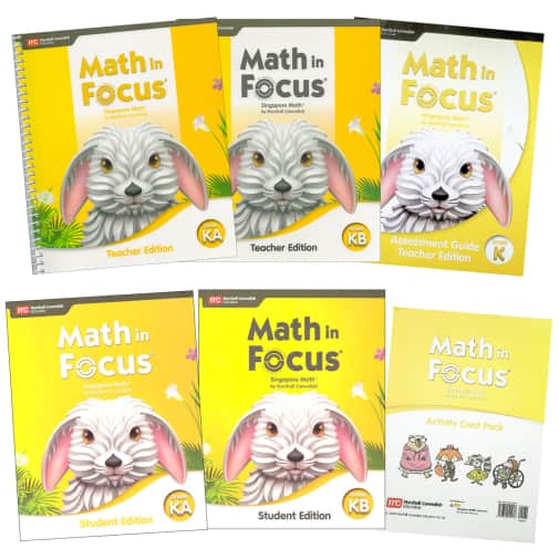 Math in Focus 2020 Homeschool Kit Grade K
