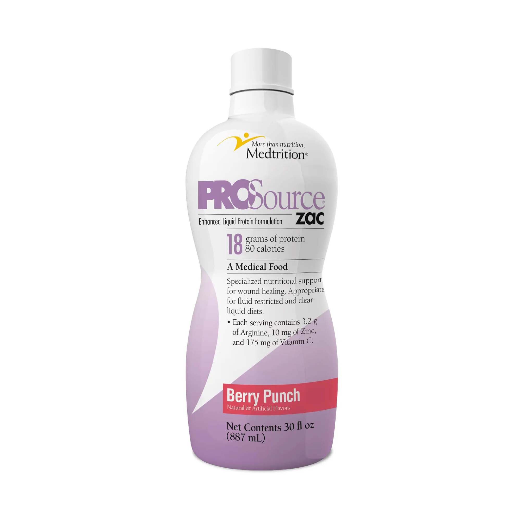 ProSource ZAC Berry Punch Complete Liquid Protein for Medical Food Use, 32-oz. MK 706924