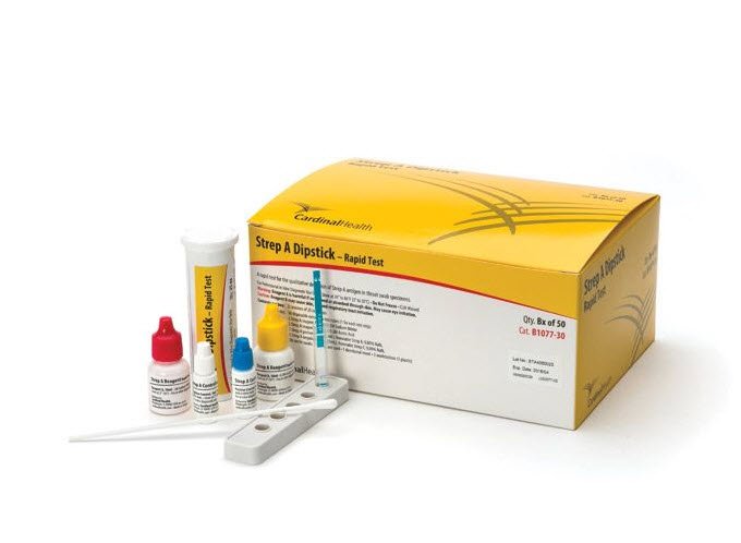 Cardinal Health Strep A Infectious Disease Immunoassay Respiratory Test Kit MK 1006731