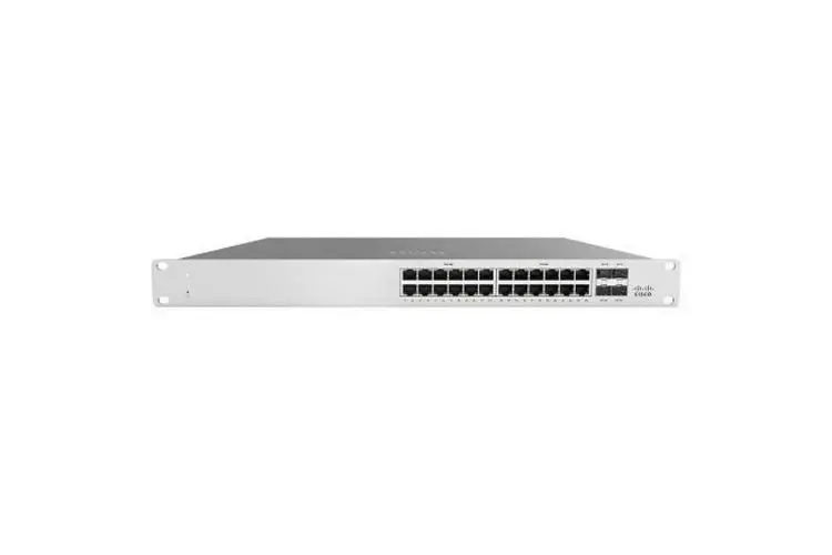 Cisco Meraki Cloud Managed Switch, 24 Gigabit Ethernet Ports, 4 SFP Uplinks, PoE, MS120-24P-HW, Unclaimed, Refurbished, Original
