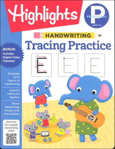 Handwriting: Tracing Practice (Highlights)