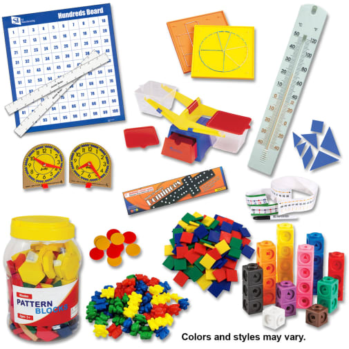 Manipulative Kit K-3 (Wooden Pattern Block Upgrade, NO Optional Items)
