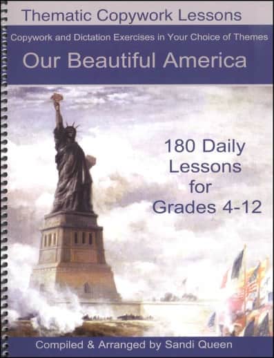 Copywork Our Beautiful America