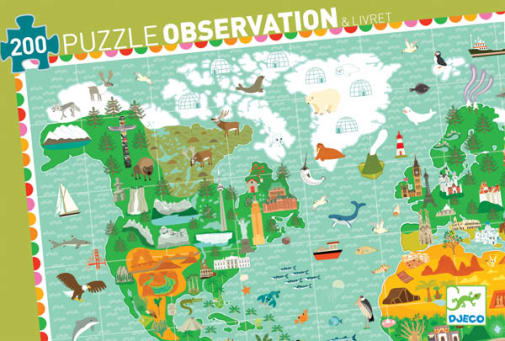 Djeco Around the World Observation Puzzle (200 Pieces)