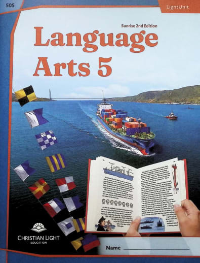 Christian Light Language Arts LightUnit 505 Sunrise 2nd Edition