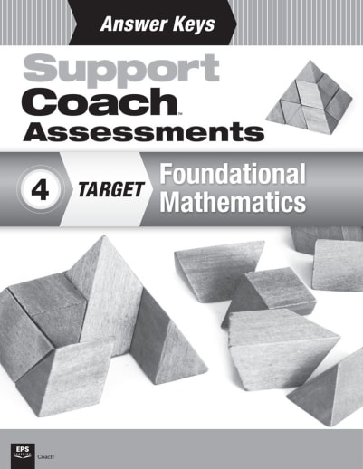 Support Coach Foundational Math Answer Key - Grade 4