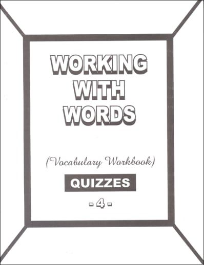Working with Words 4 Quizzes