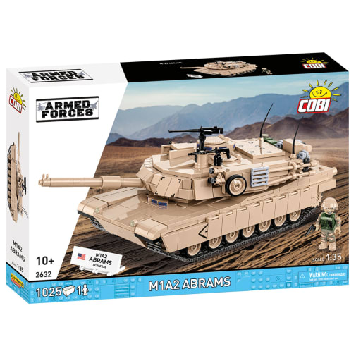 M1A2 Abrams US - 1025 pieces (Armed Forces)