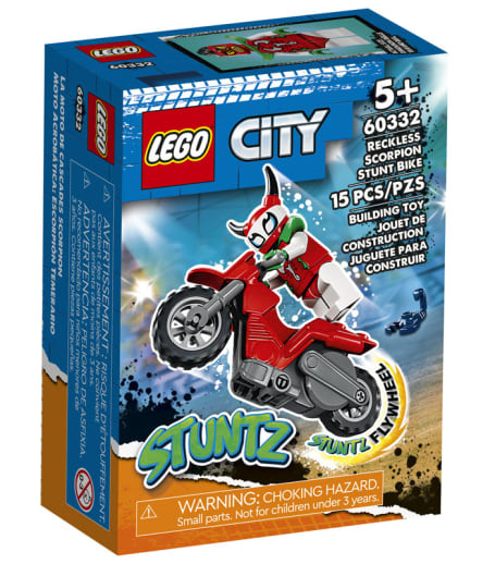 LEGO City Stuntz Reckless Scorpion Stunt Bike (60332)