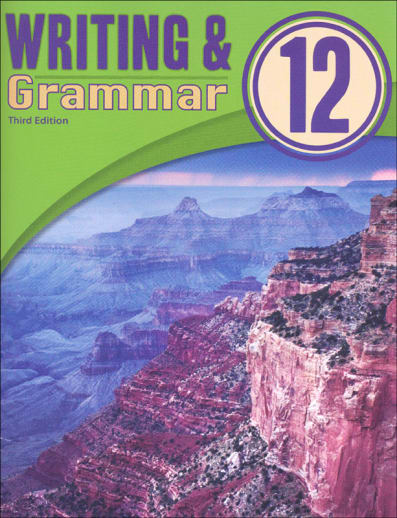BJU Press Writing/Grammar 12 Student 3rd Edition (copyright update)