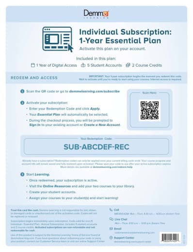 Individual - Essential Plan - Annual Access Card