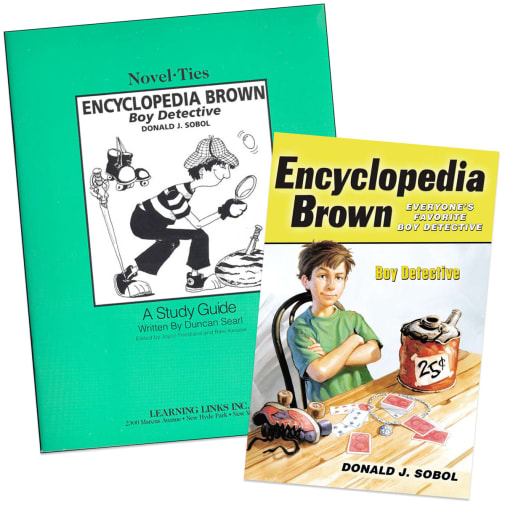 Encyclopedia Brown: Boy Detective Novel-Ties Study Guide & Book Set