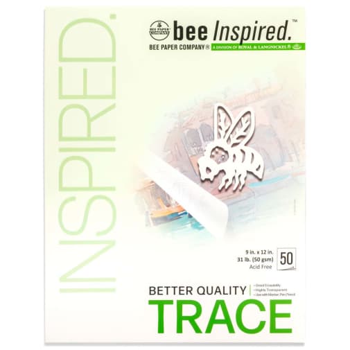 Bee Insired Tracing Pad 9" x 12" - 50 sheets