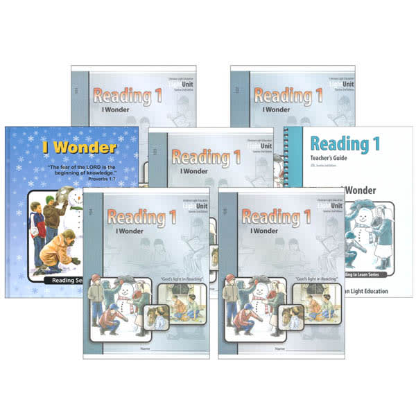 Christian Light I Wonder Reading 1 Complete Set Sunrise 2nd Edition