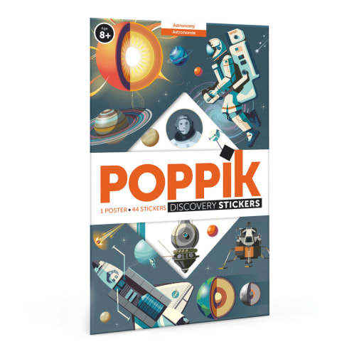 Poppik Discovery Poster + Stickers - Astronomy