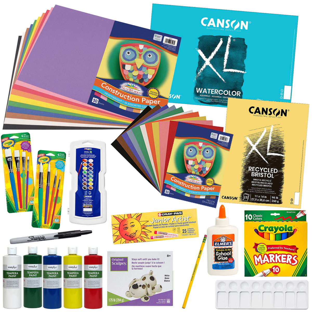 Home Art Studio Grade 1 Art Supply Package