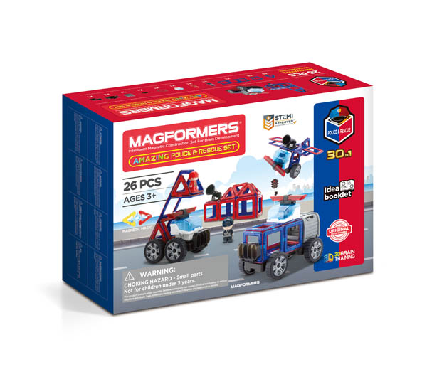 Magformers - Amazing Police Rescue (26 piece set)