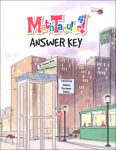 MathTacular 4 Answer Key