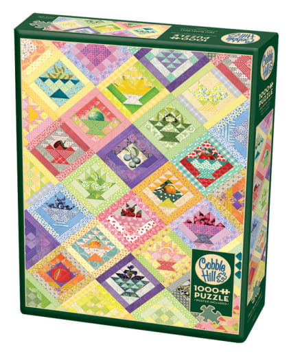Cobble Hill Fruit Basket Quilt Puzzle (1000 piece)