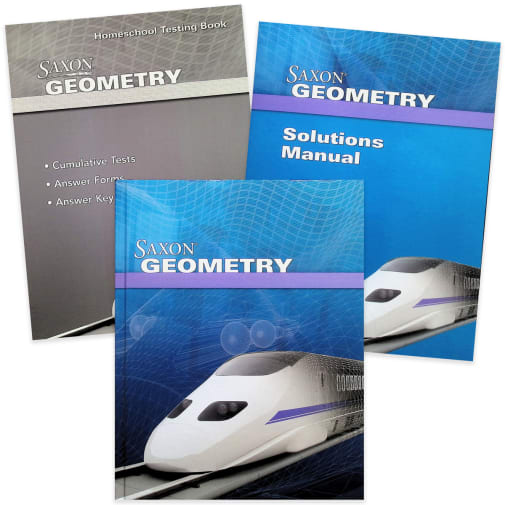 Saxon Geometry Homeschool Kit with Solutions Manual