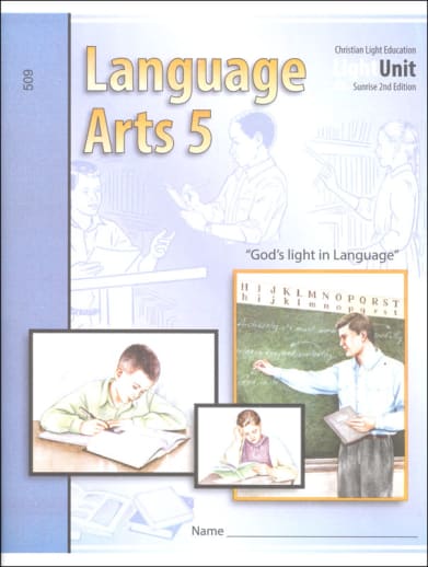 Language Arts LightUnit 509 Sunrise 2nd Edition