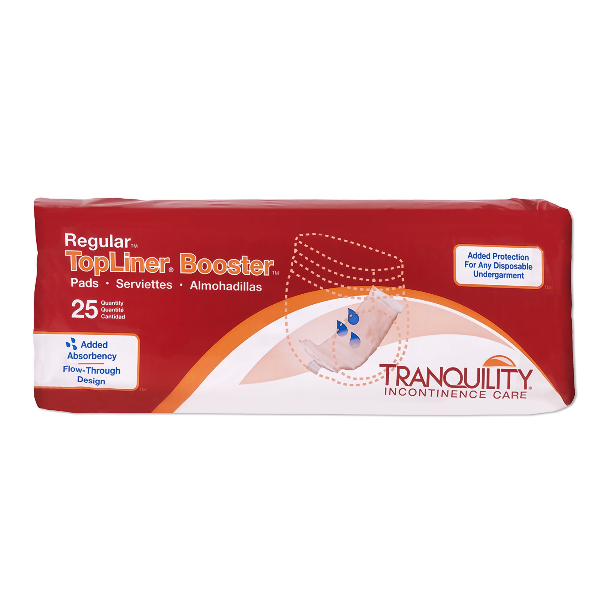 TopLiner Added Absorbency Incontinence Booster Pad, 2 x 14 Inch MK 665237