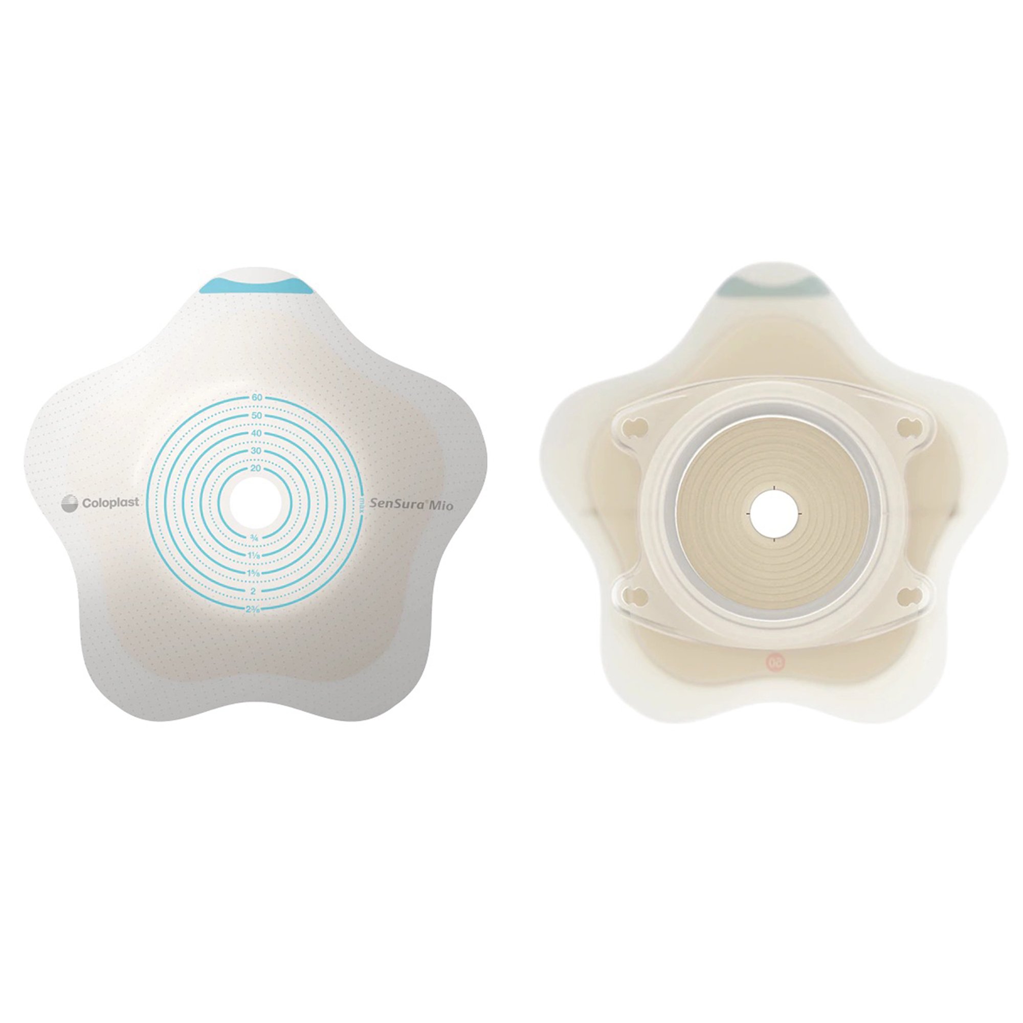 SenSura Mio Click Convex Flip Ostomy Barrier, 35 mm Stomas, Red Match MK 1124344