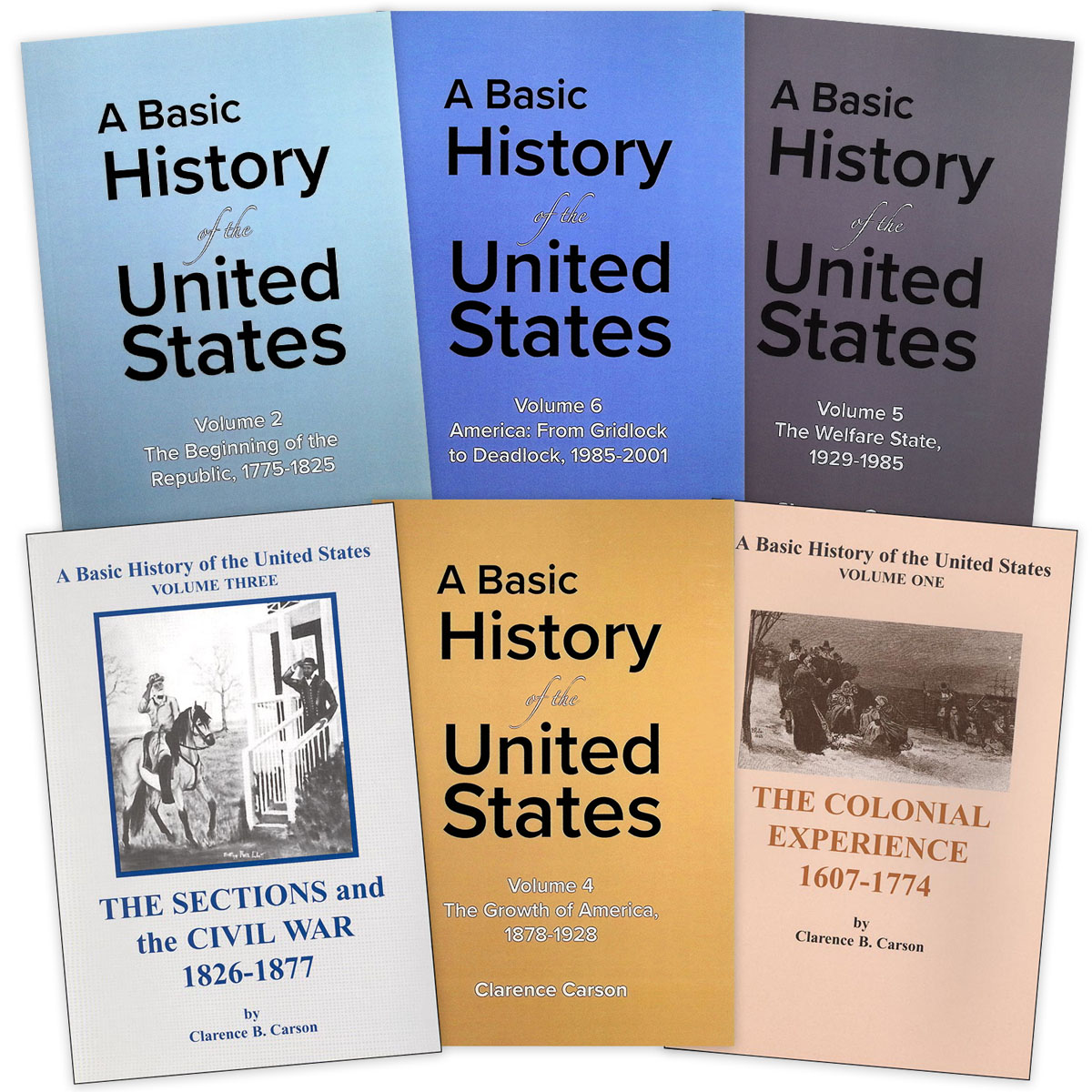 Basic History of the United States Volumes 1-6