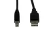 USB 2.0 A to B Cable, Black, 15ft