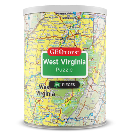 West Virginia Mini Puzzle - 100 pieces