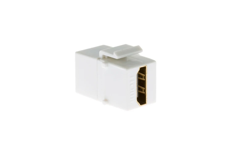 HDMI Keystone Jack, White HDMI Keystone Jack, White