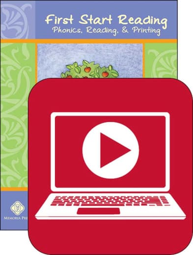 Memoria Press Kindergarten Phonics and Reading Online Instructional Videos (Streaming)