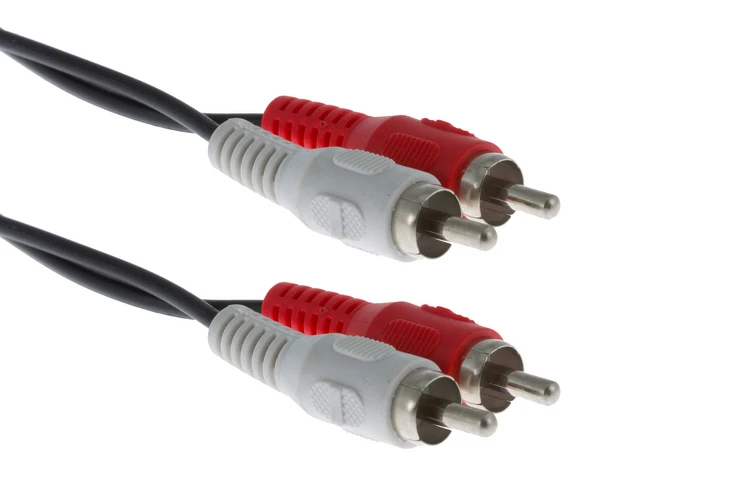 RCA Male to Male Double Audio Cable, 12ft
