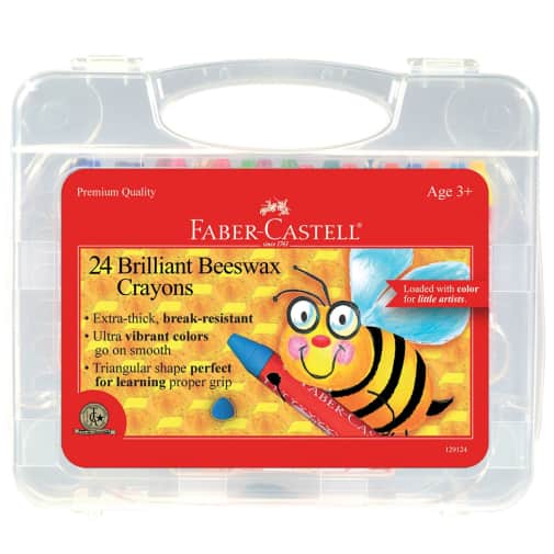 Faber-Castell Brilliant Beeswax Crayons - 24 Count