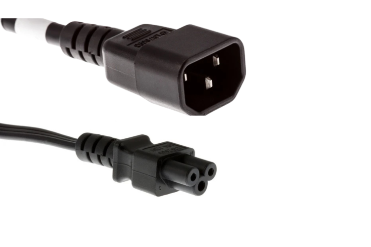 AC Power Cable, C14 to C5, 6', 18AWG AC Power Cable, C14 to C5, 6', 18AWG