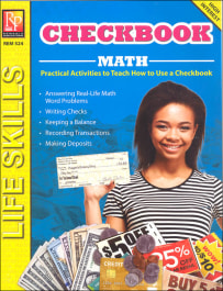 Check Book Pages Math Checkbook Math (Life Skills)