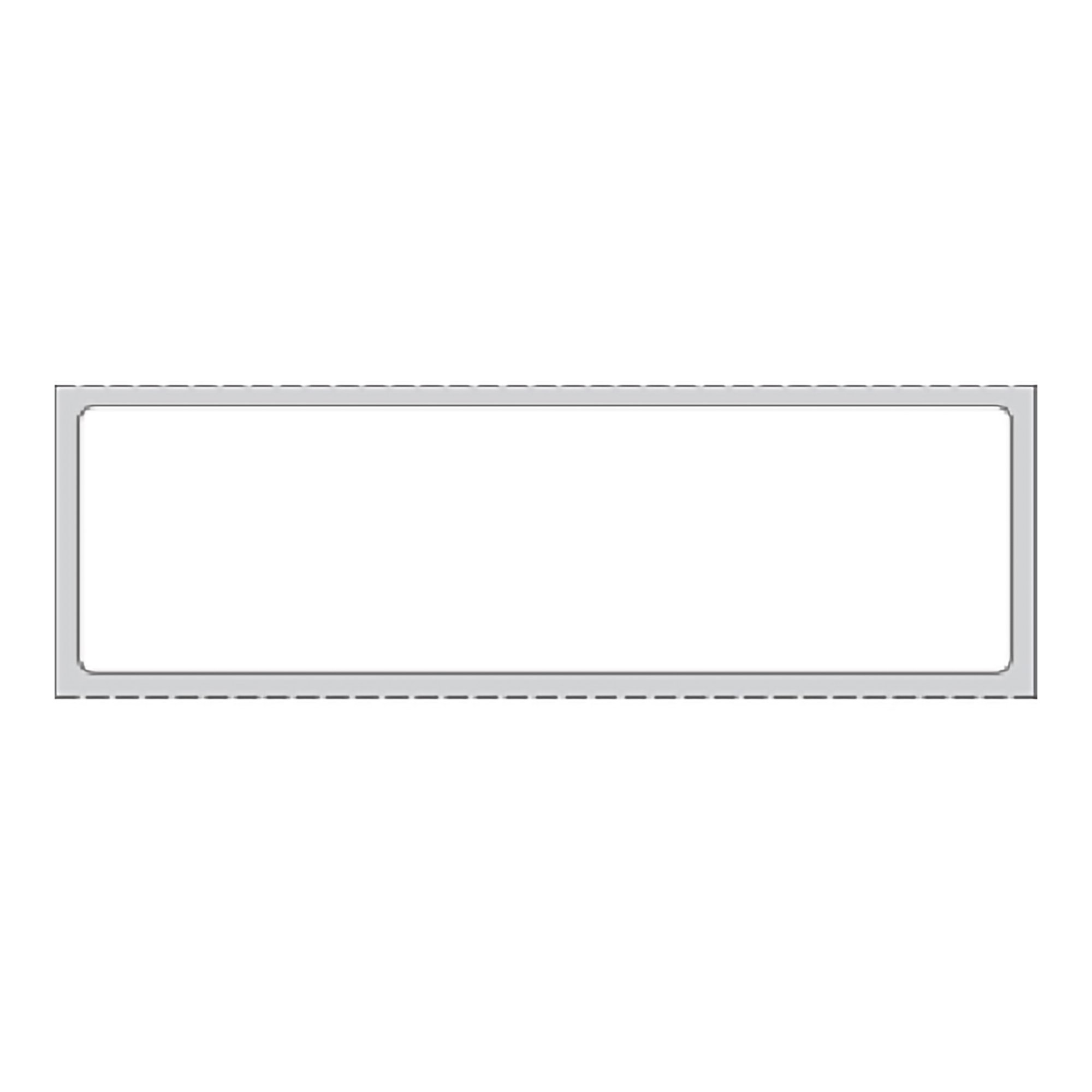 PDC Blank Thermal Label, 3-1/2 x 1 Inch MK 985343
