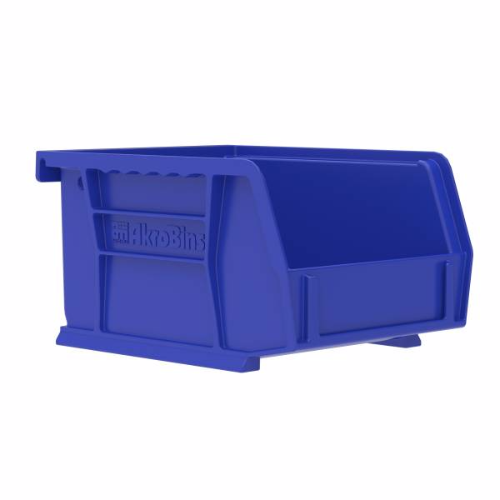Storage Bin AkroBins Blue Plastic 3 X 4-1/8 X 5-3/8 Inch MK 897079
