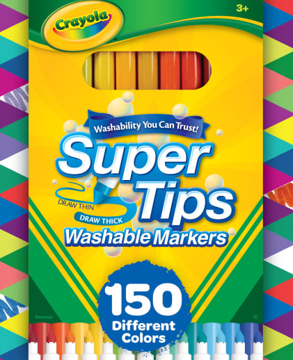 Crayola Super Tips Markers 150 Count