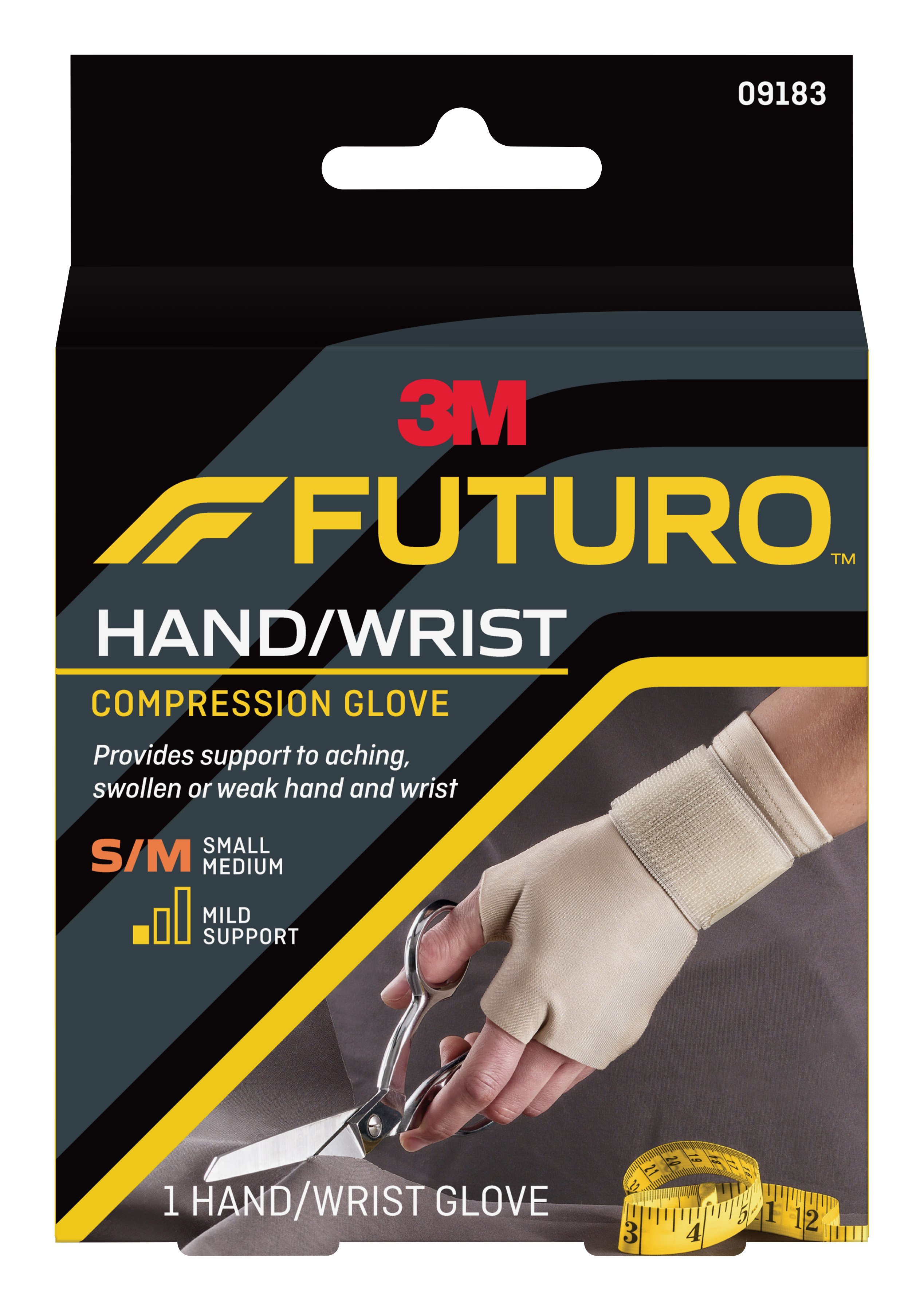 3M Futuro Support Glove, Fingerless, Ambidextrous MK 971886