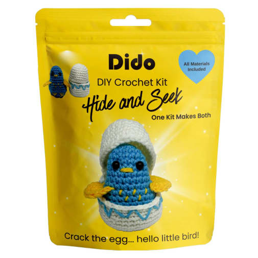 Dido DIY Crochet Kit: Hide and Seek - Crack the Egg…Hello Little Bird!