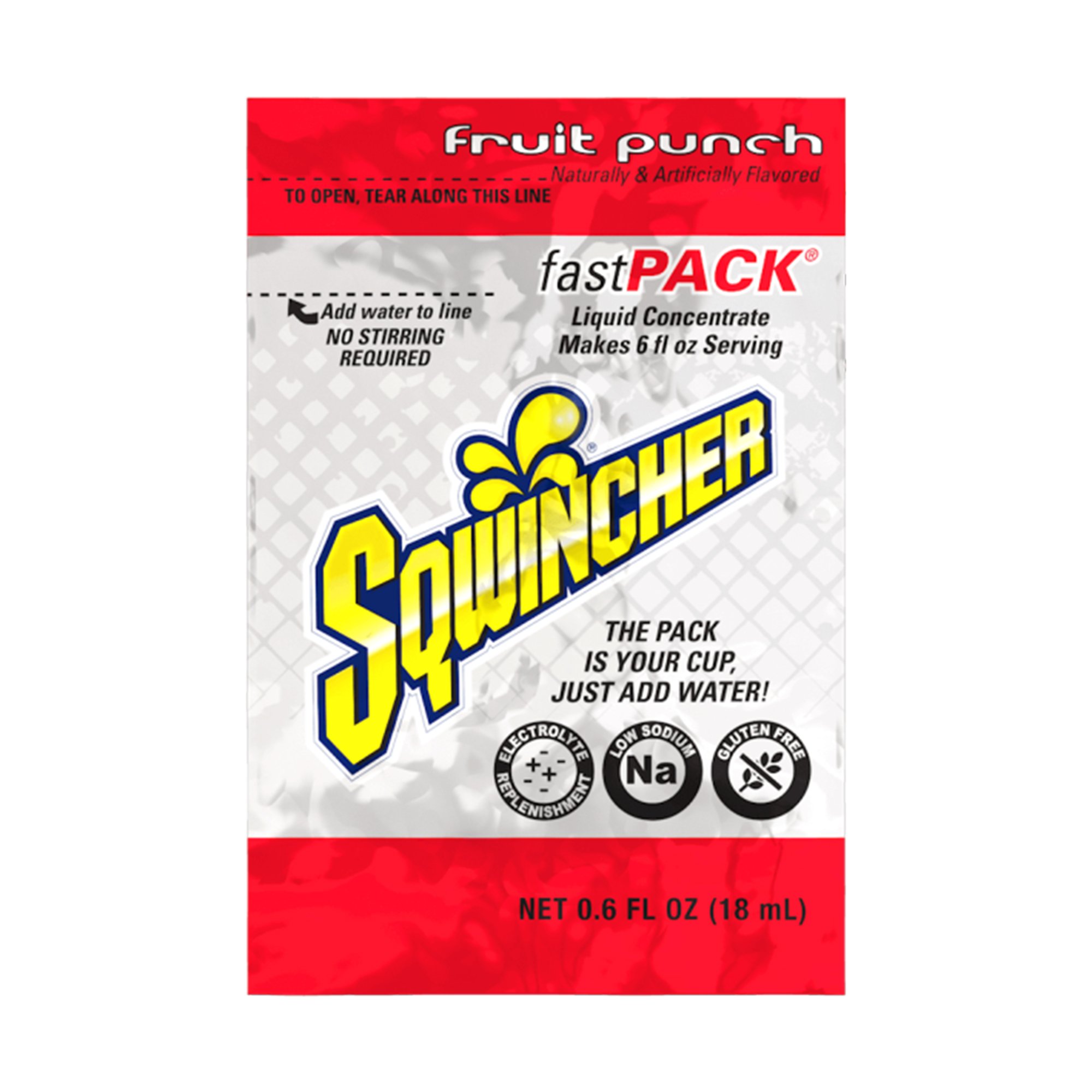 Sqwincher Fast Pack Fruit Punch Liquid Concentrate MK 1196888