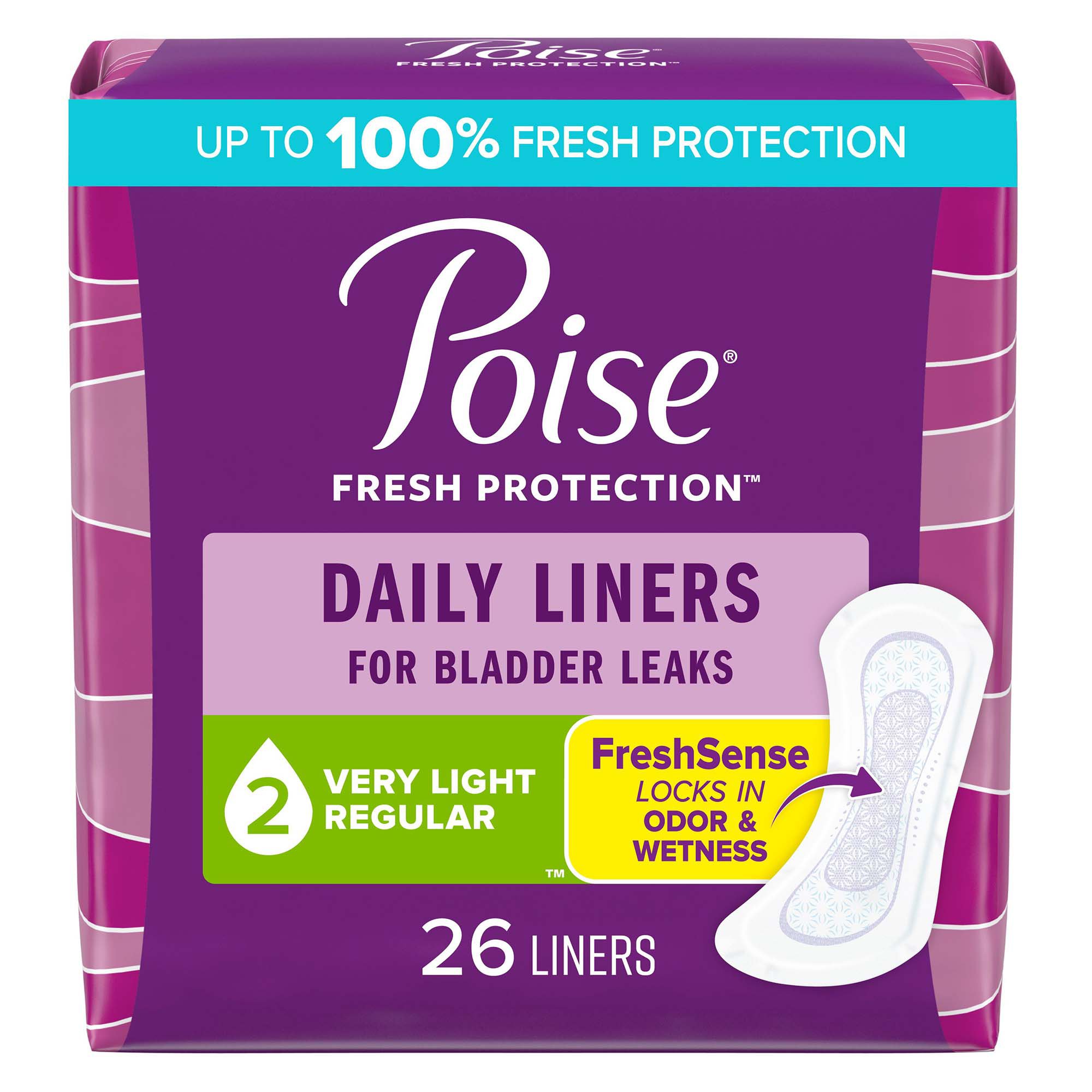 Poise Bladder Control Pads, Light Absorbency, 7.5 Inch Length MK 665932