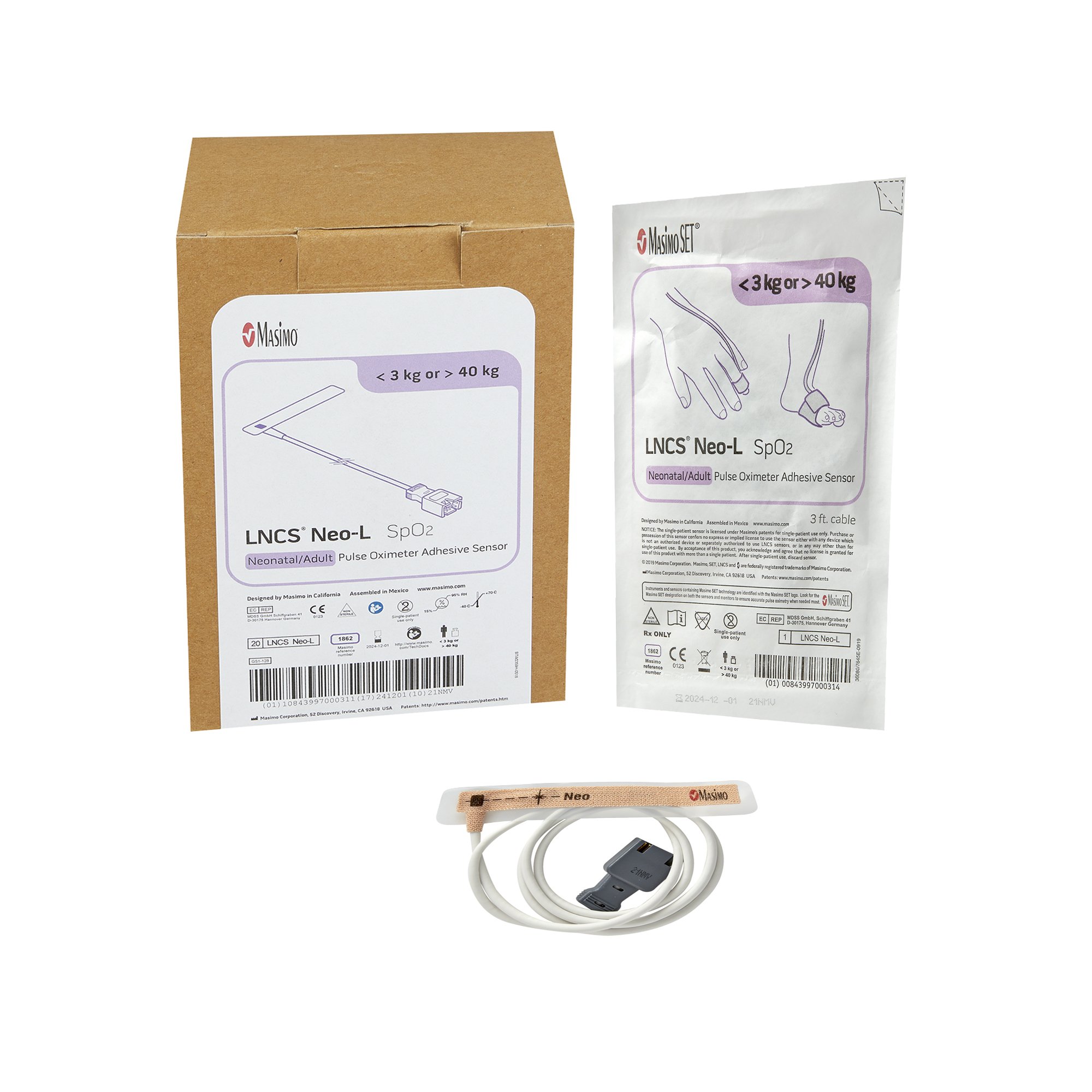 LNCS Neo-L SpO2 Sensor MK 534005